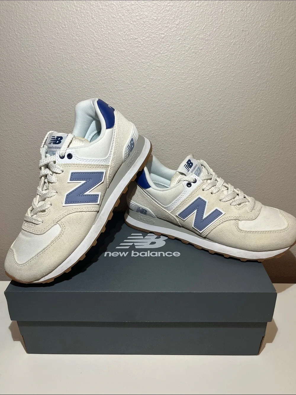 New Balance Classics 574 - Linen/Indigo